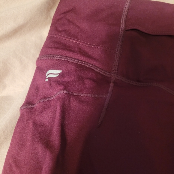 Maroon Motion365 Fabletics Leggings - Picture 3 of 4
